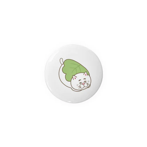 柏餅にゃんこ Tin Badge