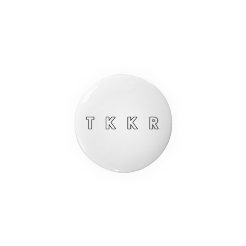 TKKR@中東の笛 "Simple Logo" Tin Badge