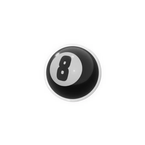 8ball 缶バッジ