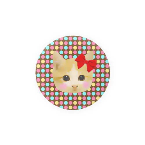 ★断然猫派★ Tin Badge