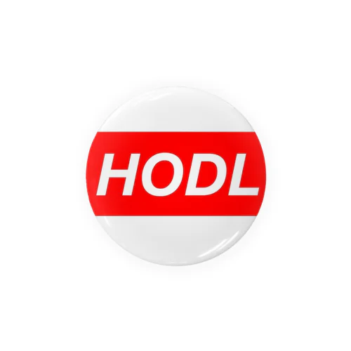 HODLシリーズ(RED&WHITE) Tin Badge