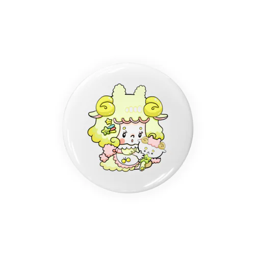 Ametan  牡羊座ちゃん Tin Badge