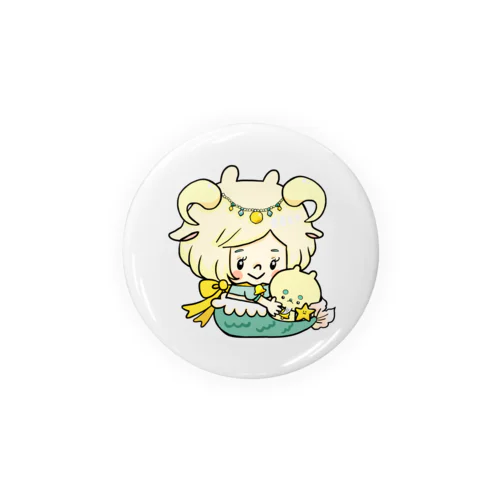 Ametan 山羊座ちゃん Tin Badge