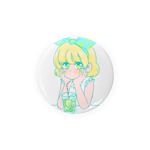 なつのレモンちゃん Tin Badge