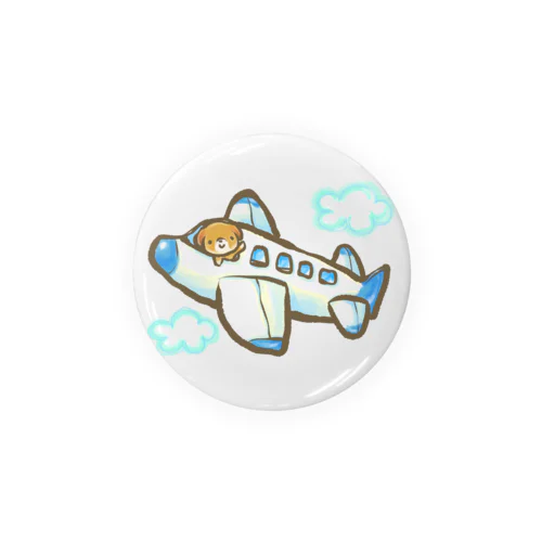 えほんからとびだした　のりもの　ひこうき Tin Badge