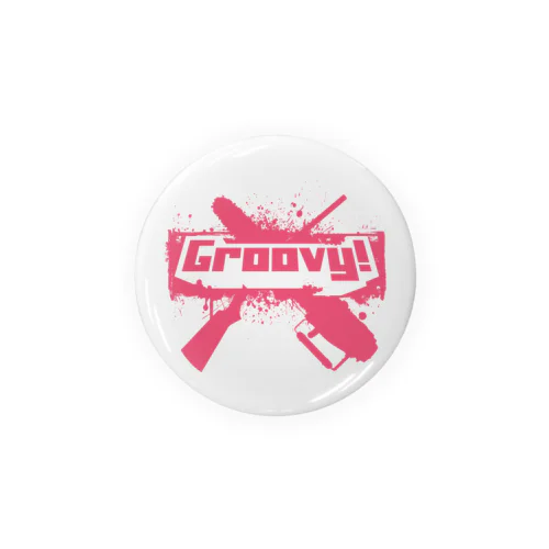 Groovy!(イカすぜ) Tin Badge