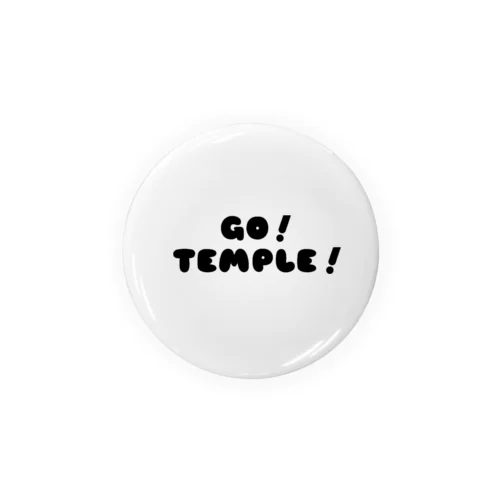GO!TEMPLE! Tin Badge