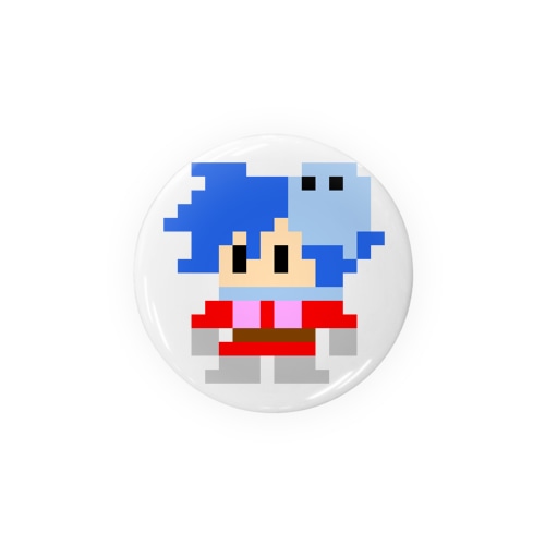 ’君 (ドット絵メイン) Tin Badge