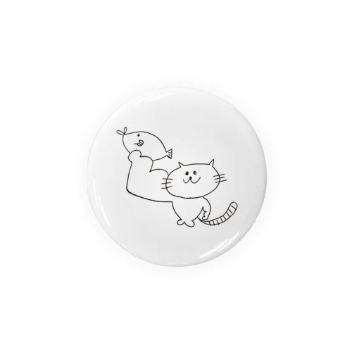 ムキムキゆる猫 Tin Badge