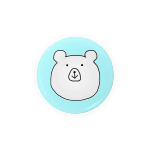 しろくまくん Tin Badge