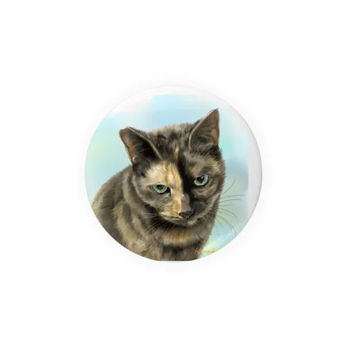 サビ猫のオペラ座ちゃん Tin Badge