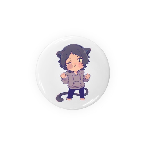 閉じこめ！ねこのみどり Tin Badge
