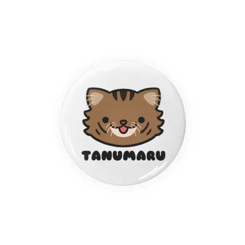 TANUMARUグッズ Tin Badge