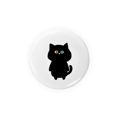 黒猫 しじみさん Tin Badge