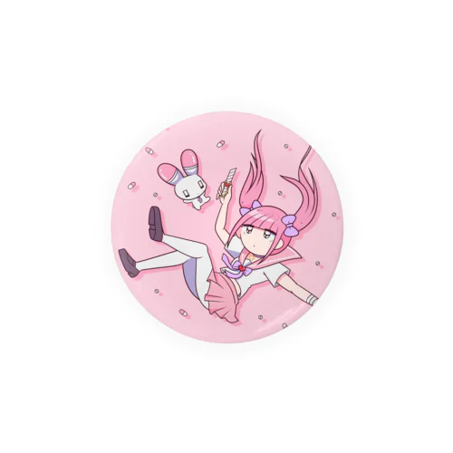 いちごみるくのゆめ Tin Badge