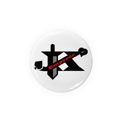 エンペラーグッズ ブラック Tin Badge
