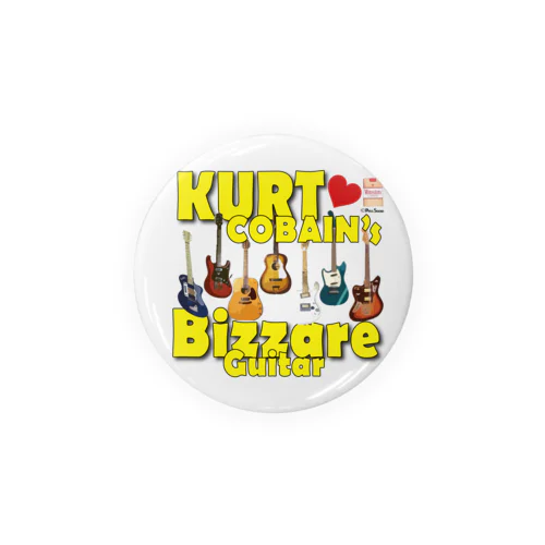 BIZZARE GUITAR ビザールギター KURT COBAIN カートコバーンⅡ 缶バッジ