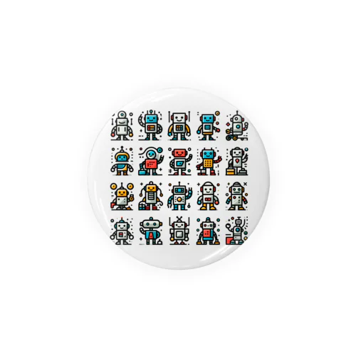 ロボットいっぱい！ Tin Badge