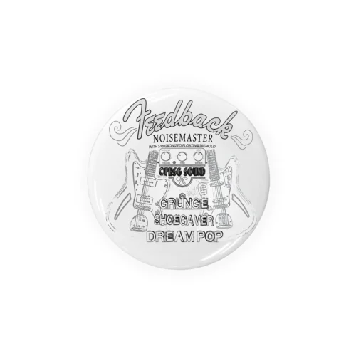 ノイズマスター シューゲイザー  デラックスロゴ Tin Badge