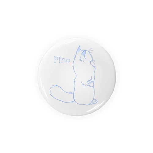 にゃんバッジ(Pino) Tin Badge