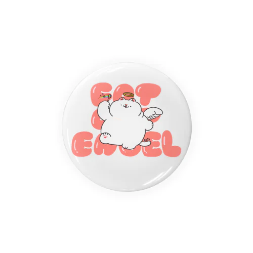 fat cat engel Tin Badge