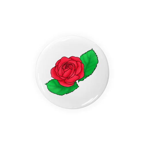 真紅の薔薇 Tin Badge