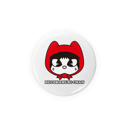 ねこかむりちゃん Tin Badge