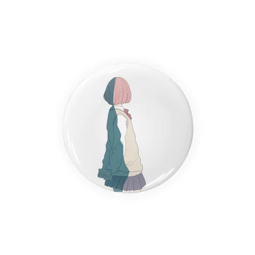 片想い少女 Tin Badge