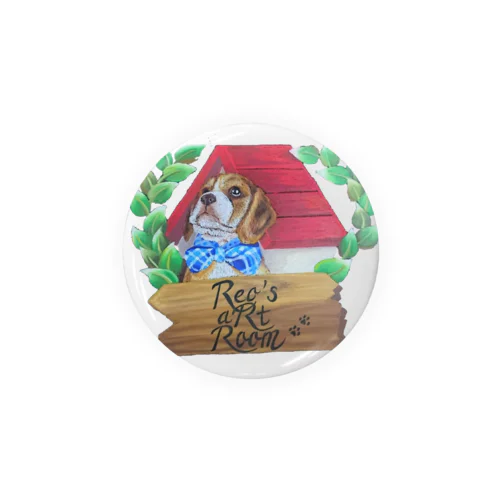 Reo's aRt Room ロゴ Tin Badge