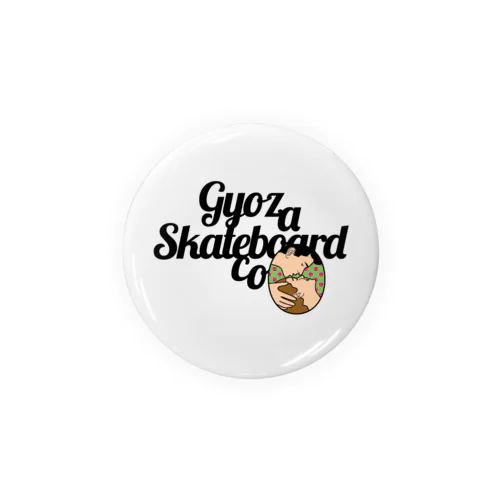 GYOZA SKATEBOARDS CO / 人工呼吸DESIGN Tin Badge