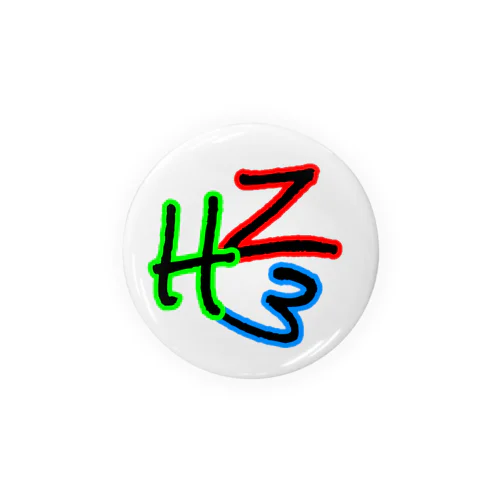 Hz3　『努力』 Tin Badge