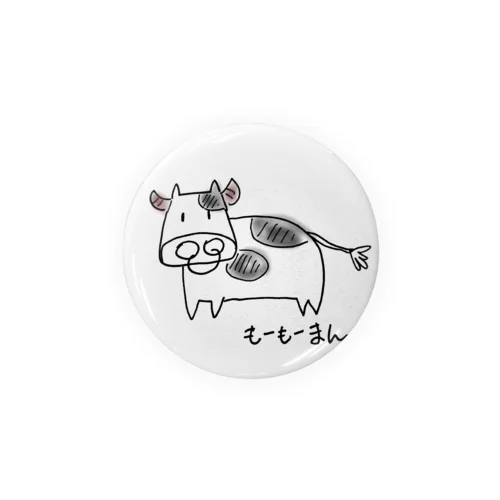 もーもーまん Tin Badge