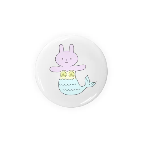 うさにんぎょ Tin Badge