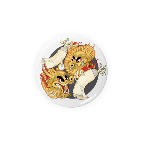 布団締め　太鼓台　金目var Tin Badge