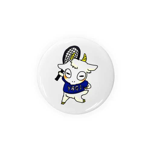 やぎテニス - やぎやぎ Tin Badge