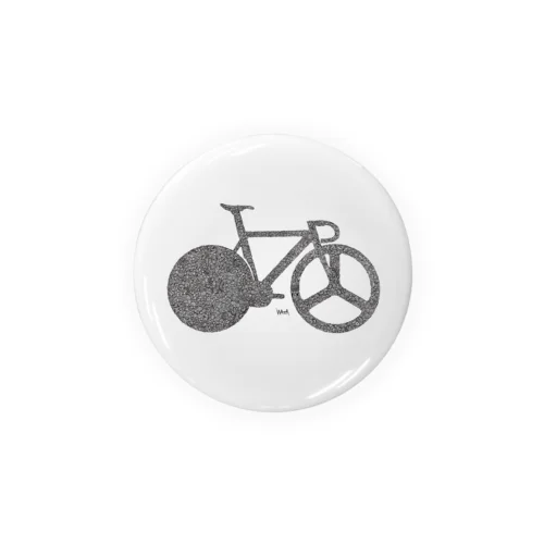 bicycle art 缶バッジ Tin Badge