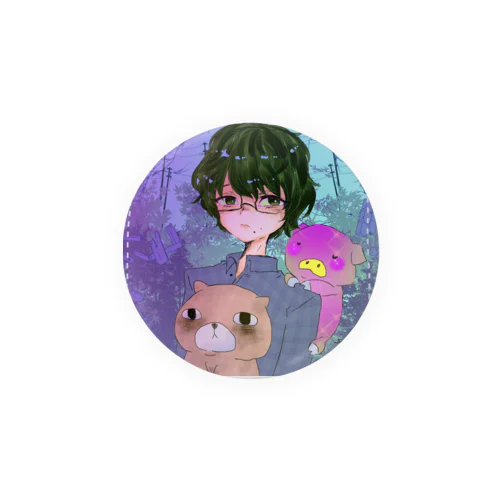 【虚無熊&豚ちゃん】少年2と Tin Badge