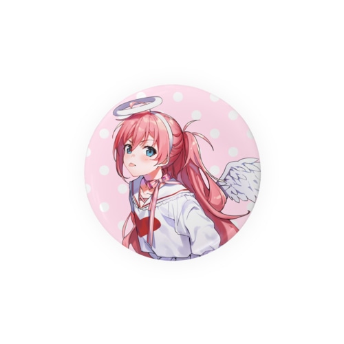 天使風真くん Tin Badge