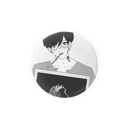 尊み男の子　缶バッジ Tin Badge