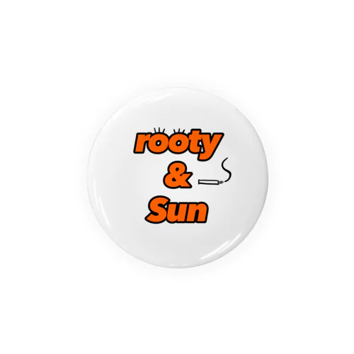 rooty&sun 缶バッジ