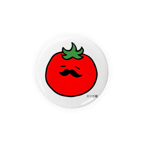 ヒゲプチトマト Tin Badge