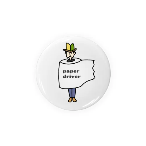 parper driver Tin Badge