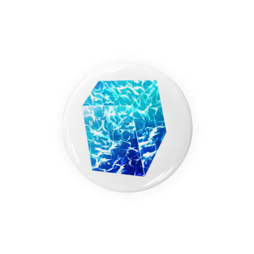 歪な海ブロック(1個) Tin Badge