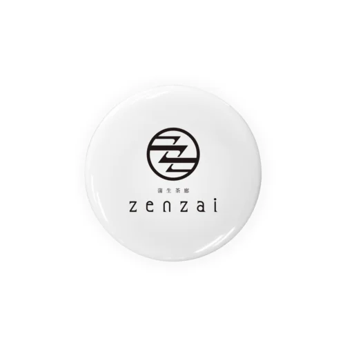 蒲生茶廊zenzaiロゴ Tin Badge