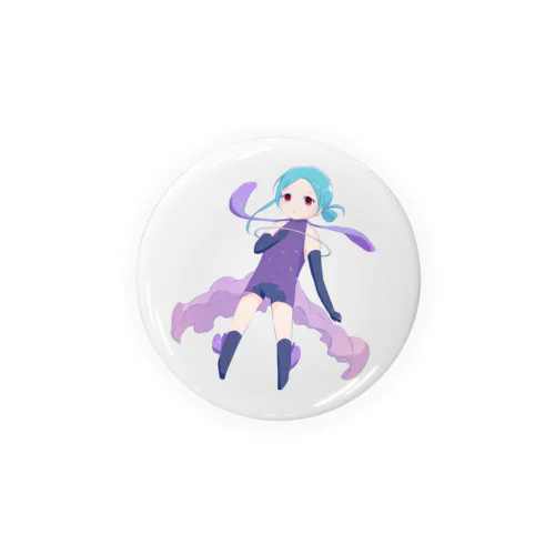 かいようせいぶつもどきシリーズ_せわやきな子 Tin Badge