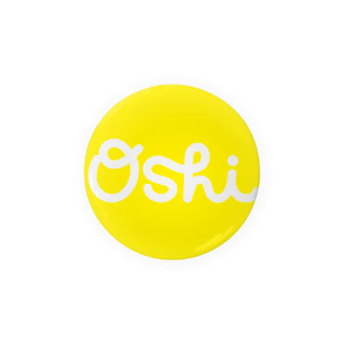 •Oshi•  Yellow 10 Tin Badge