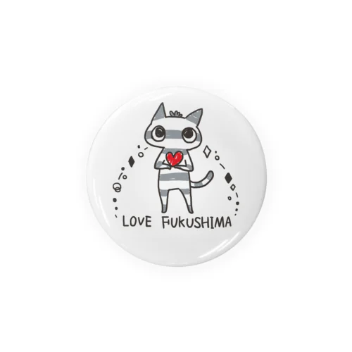 にゃんだべえ_LOVE FUKUSHIMA 缶バッジ