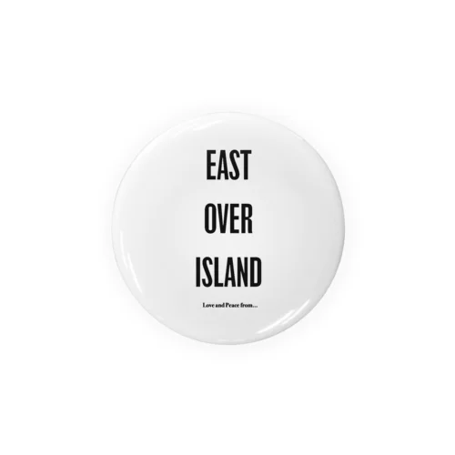 EAST OVER ISLAND 3rdロゴ 缶バッジ