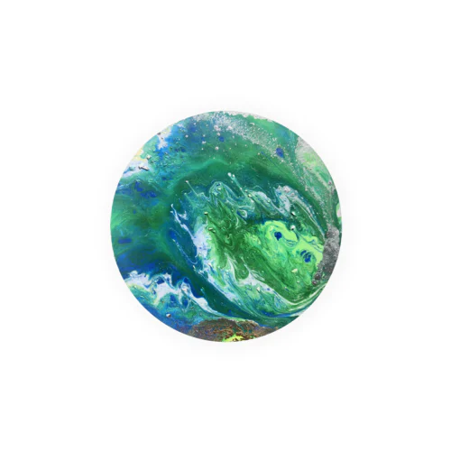 『Green Earth』缶バッチ Tin Badge