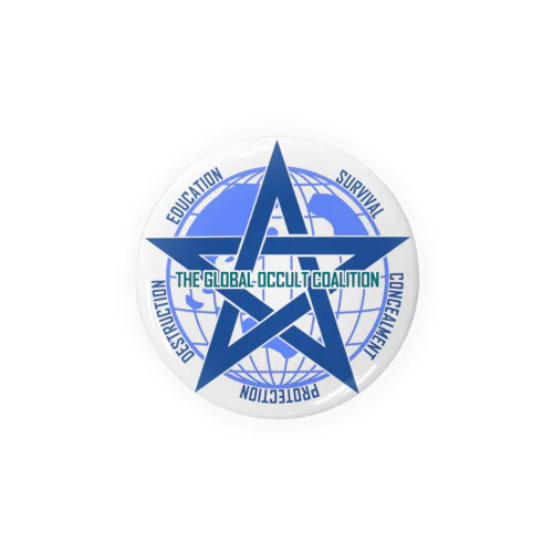 GOCロゴグッズ-文字入りシンプル[SCP Foundation] Tin Badge